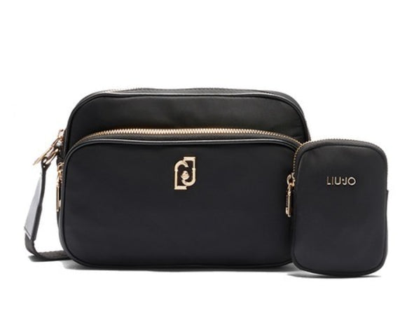 Borsa  Liu Jo Achala Nylon ECS M Camera Case AA5176 T4559 Col. 22222 Nero